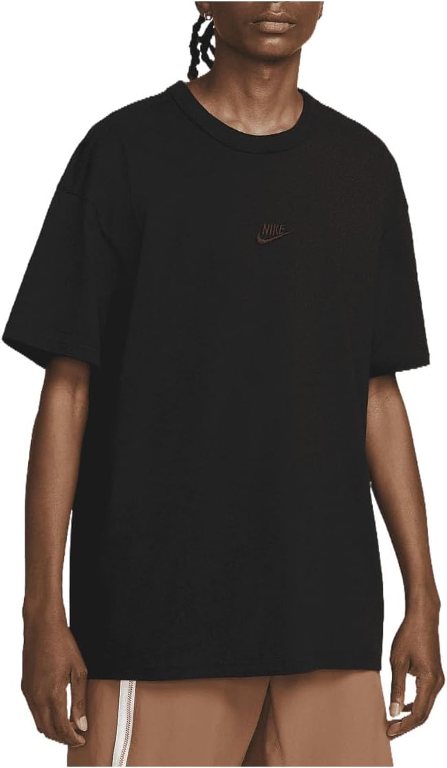 Nike Sportswear Premium Essentials Men's T-Shirt (Black/Black, DO7392-010) Size 3X-Large