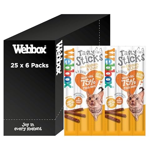 Webbox Tasty Sticks Cat Treats for Kittens Cover