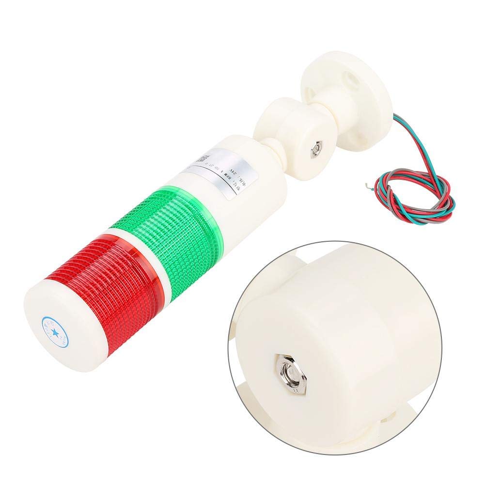 Hilitand BEM-50-2T-D 24V DC-LED-Anzeige Rotes und grünes Maschinen-Warnlicht als ABS-Metall-Warnsignal