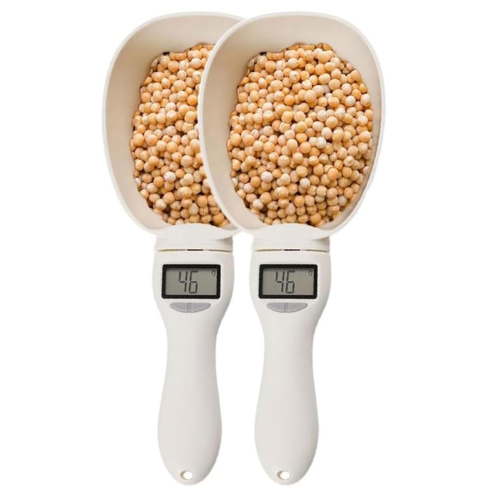 CTRLZS Digital Measuring Spoon, Food Measuring Scoop Scale, High with LCD Screen Measuring Spoons Set