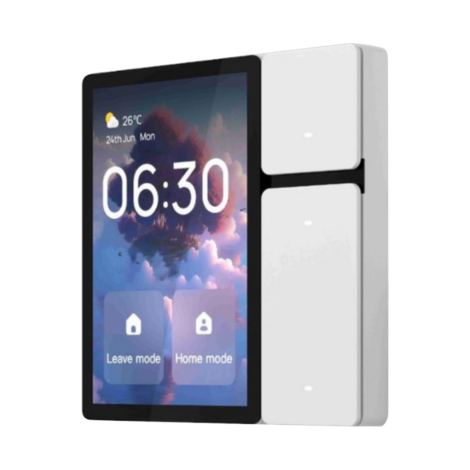 Panneau de contrôle intelligent 3,5 pouces Commutateurs muraux domotique Écran LCD Télécommande Hubs Centraux Panneau de commande ABS