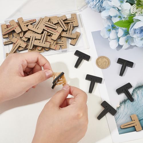 BENECREAT 40Pcs Acrylic Honeycomb Tray Pins - Image 3