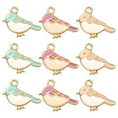 Bird Sparrow Charms_3 Colors