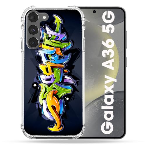 Coque Samsung A36 5G Cokitec antichoc avec design street art coloré