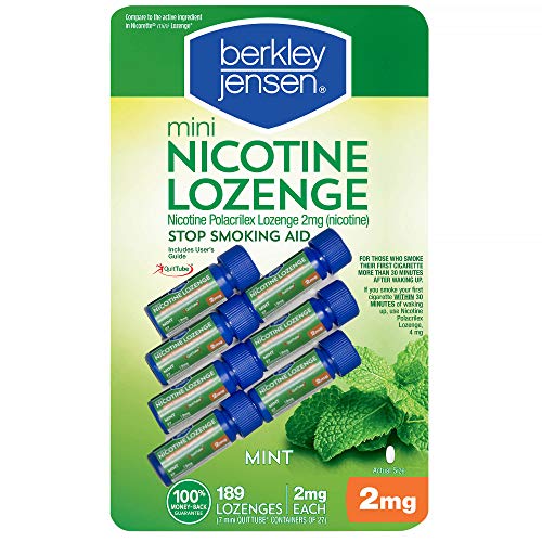 Berkley Jensen 2mg Mini Mint Nicotine Lozenge, 189 ct.