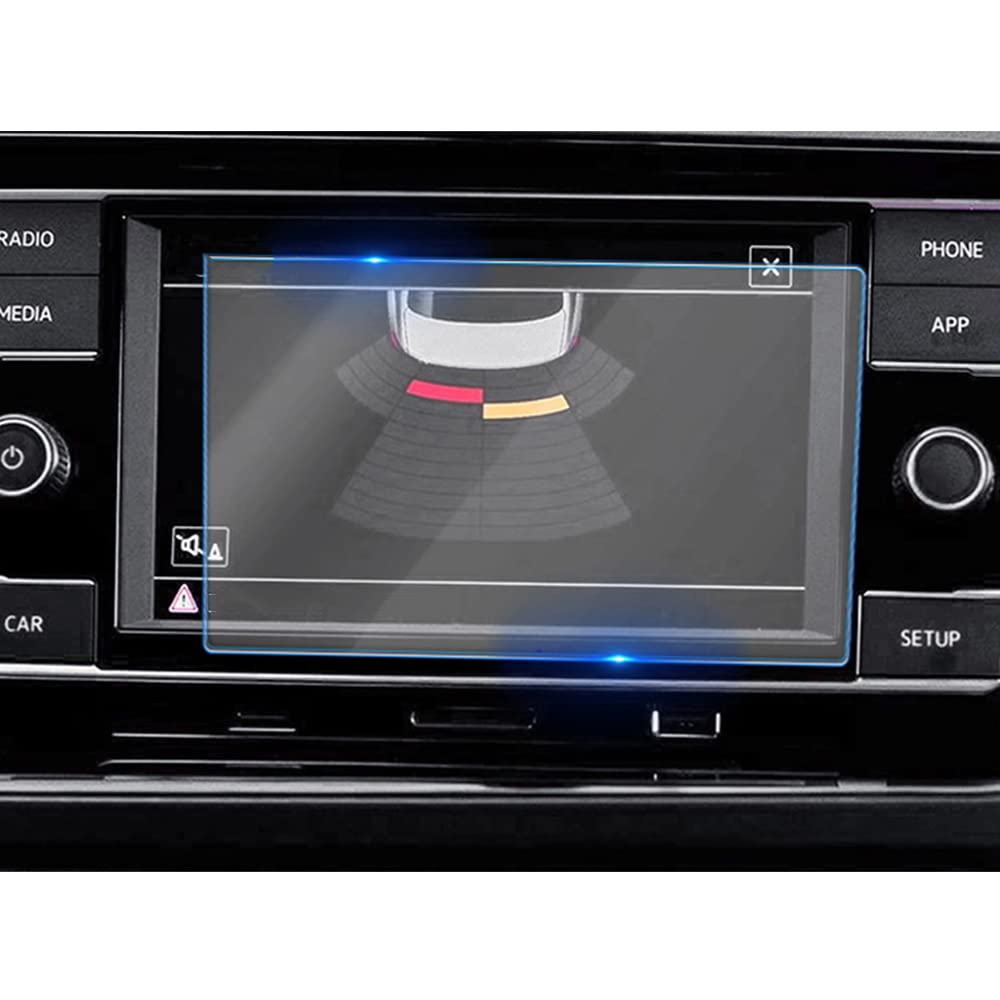 Car Navigation Protective Film for VW Virtus 2019-2020, Car GPS Navigation Screen Tempered Glass Protective Film