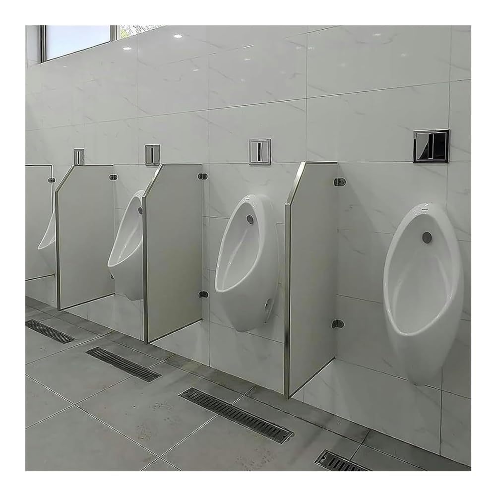 Cloison de toilette et paroi de séparation d'urinoir murale pour espaces publics