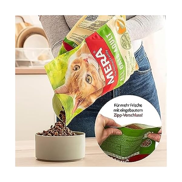 MERA Cats All Cats Huhn, Trockenfutter für ausgewachsene Katzen, getreidefrei & nachhaltig, mit hohem Fleischanteil – Bild 5