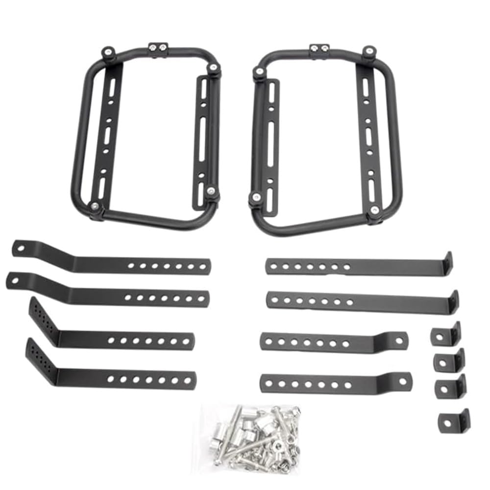 Portaequipajes Universal para Motocicleta Soporte para Maleta Lateral Fácil Instalación para Maletas Laterales De 25 28 35 Y 38 litros Kit De Marco Estabilizador