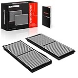 A-Premium 2-PC Cabin Air Filter with Activated Carbon Compatible with Mazda 2 2011-2018 L4 1.5L,