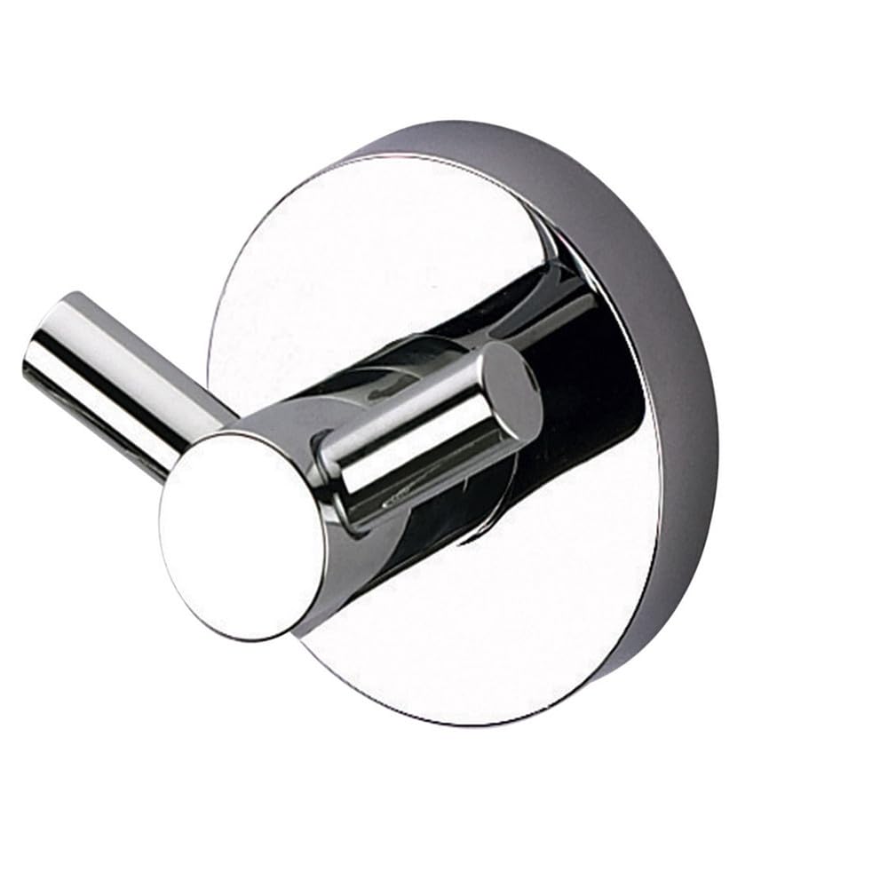VVW&LIU Modern Wall Hooks - SUS 304 Stainless Steel Towe/Robe Hooks (1 Pack) - Space Saving Bathroom Bedroom Organizer,h