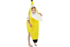 Banana Costume for Kids Boys Girls Toddler Cute Animal Halloween Costume Outfit