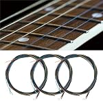 Environmental Guitar Strings Colored Nylon String, Acoustic Guitar Strings Copper Alloy Classic Folk Acoustic Guitar String Acoustic Guitar Strings set for Acoustic Guitar(6 pieces)