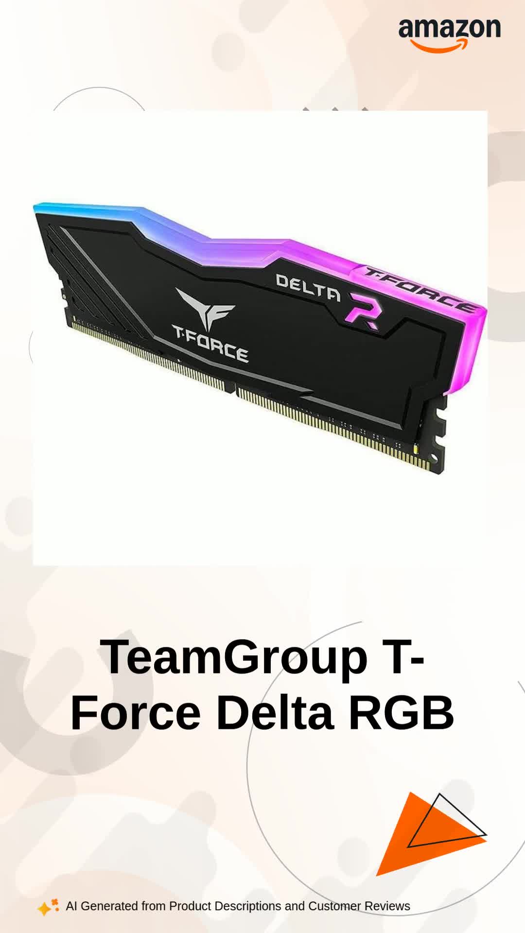 Amazon.in: Buy TeamGroup T-Force Delta RGB 8GB 3600MHz (3600MT/s