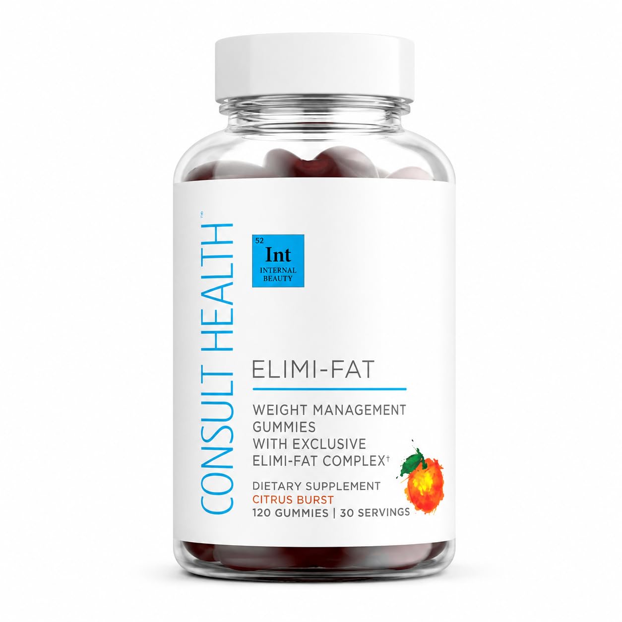 Consult Health Gomas para controle de peso com vinagre de maçã e Morosil 900 mg, 120 gomas