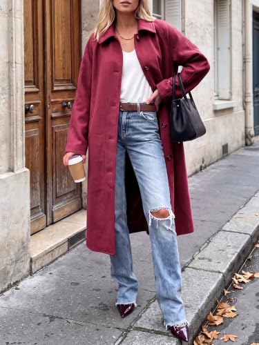 Womens Long Pea Coats - image 5