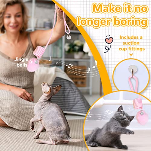 Uetzltb 8 Pcs Catnip Toys,Cute Cat Toys,Cat Toys With Catnip,Kitty Toys,Cat Chew Toys For Indoor Cats,Kitten Mouse Catnip Toys,Interactive Kitten Teething Toys,Cat Plush Toys Self-Hanging Door #TOP5