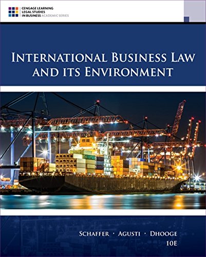 International Business Law And Its Environment (Mindtap Course List) #TOP9