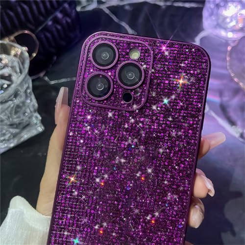Coque rigide iPhone 11 couverture complète brillant diamant strass mode