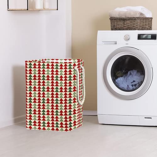 Panier à linge Arbre de Noël grand format avec poignées - 3