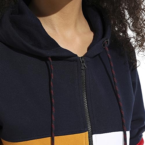 Image of Campus Sutra Women Cotton Hooded Neck Sweatshirt