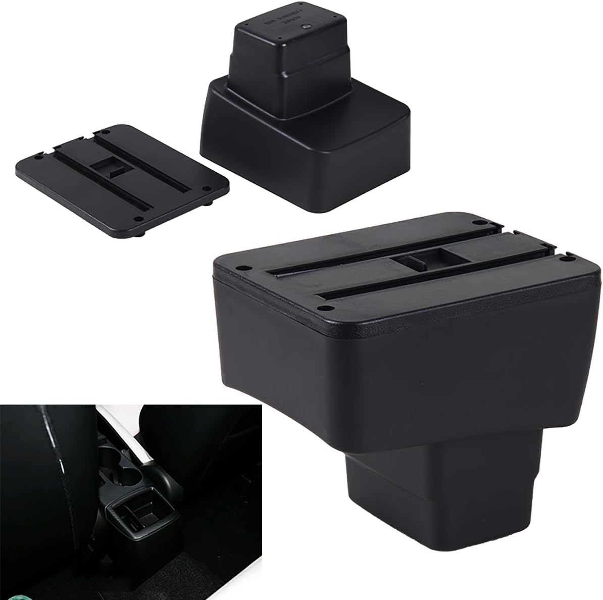Car Center Console Storage for Toyota Yaris iA Sedan/Scion iA 2016-2018 Armrest Box Automotive Organizer