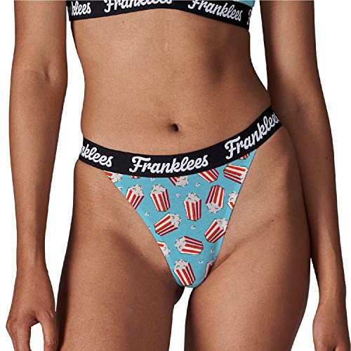 Tanga Popcorn style bikini femme culotte anti-marques sans couture