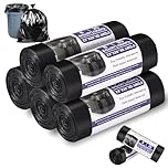 Zorplex 100 Stück Toilettenbeutel, 30L Extra Dicke Schwarze Beutel, Wasserdicht und Auslaufsicher, Passend für Alle Mobilen Toiletten, Ideal für Camping, Wandern und Reisen