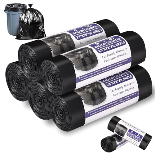 Zorplex Lot de 100 Sacs de Toilette, 30L Sacs Poubelle Noirs Épais et Imperméables, Compatibles avec Toutes les Toilettes de Camping, pour le Camping, la Randonnée et le Voyage