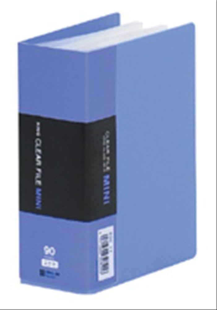 Amazon.co.jp: キングジム クリアーファイルミニ 93C A6S 青 : 文房具