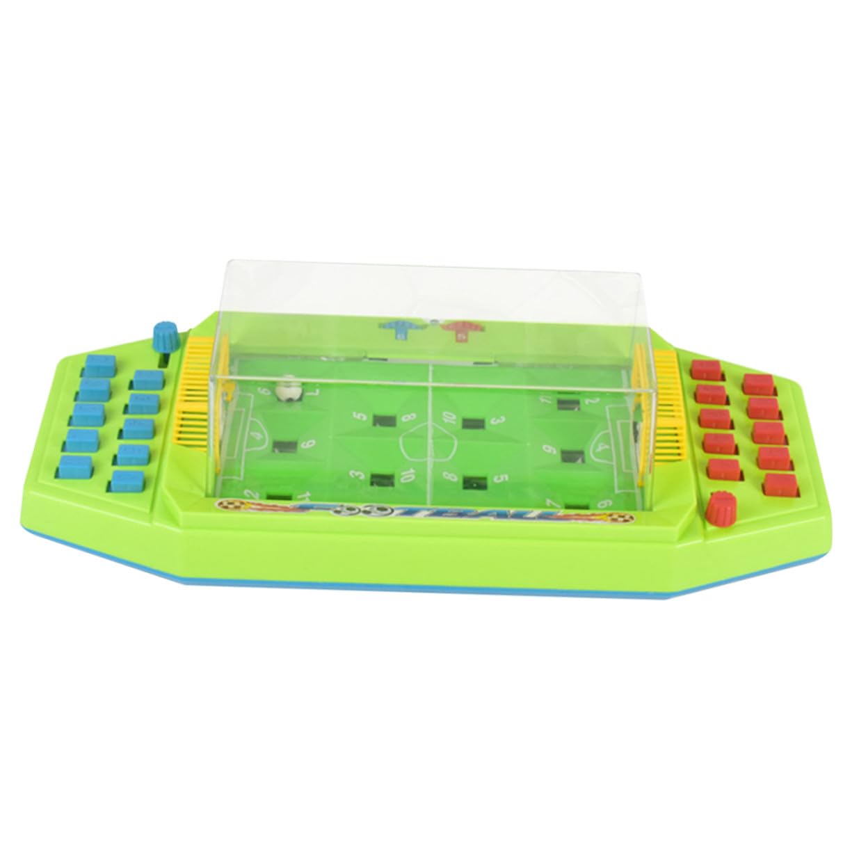 Didiseaon Gioco di Calcio da Tavolo Mini per Ragazzo Ragazza in Abs Verde, senza Batteria, Dimensione Compatta per Desktop e Feste di Compleanno