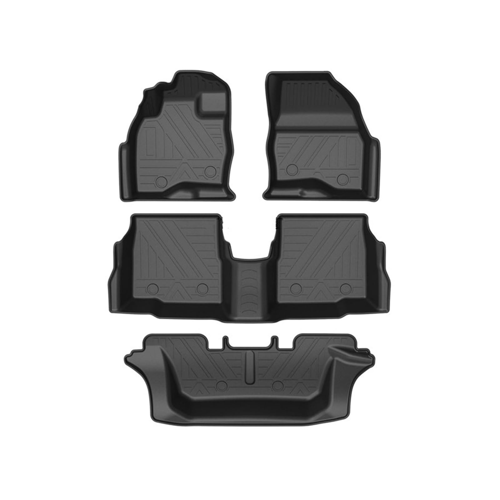 Tapis de sol Ford Explorer 2011-2019 protection moquette et coffre LHD - 5
