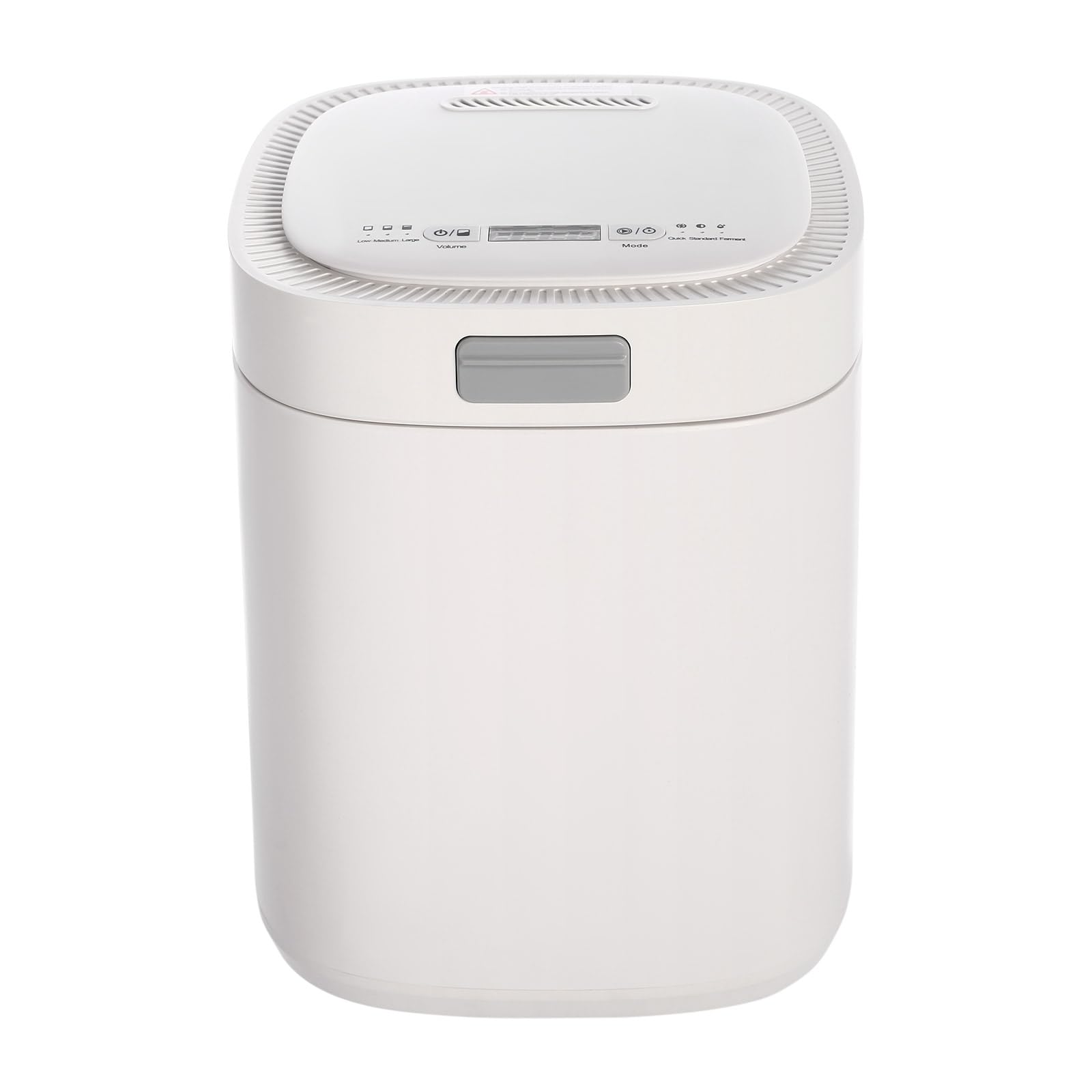 2.5L Electric Kitchen Composter, Indoor/Outdoor Composting Machine, Countertop Compost Machine Turn Food Waste and Scraps into Fertilizer for Garden Plants, White