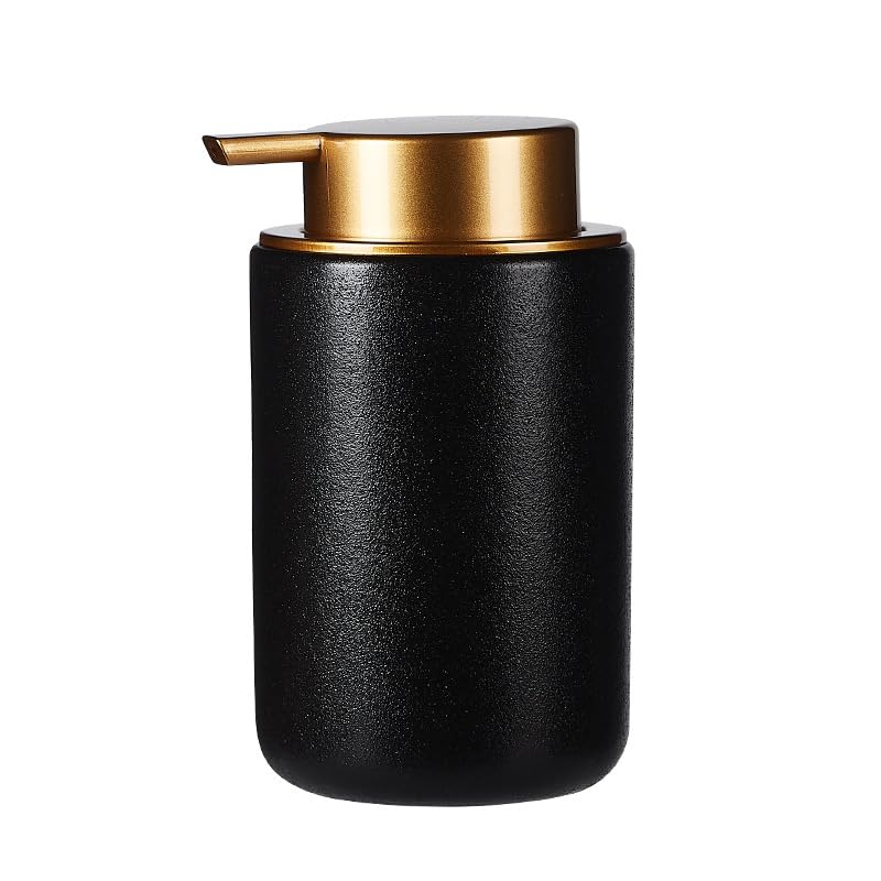 Dozownik do wody ustnej do łazienki ceramiczny dozownik mydła typ push styl skandynawski proste mydło do rąk środek do mycia twarzy pojemnik żel pod prysznic szampon butelka dozownik mydła (kolor: 01)