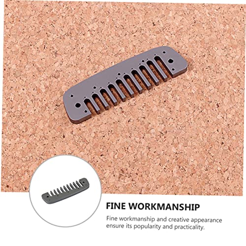 Metal Harmonica Comb 1 Pc Character Harmonica Kit Metal Harp Parts 10-Hole Harmonica Part 10-Hole Harp Comb Harmonica Comb Aluminum Alloy Chromatic Scale Supplies Harp Comb #TOP1