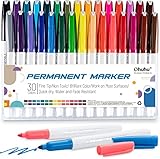 Tinta premium, segura e indeleble: nunca tendrás que preocuparte de que estos marcadores a base de alcohol entren en tu piel. La tinta contenida en este juego de rotuladores es segura, no tóxica y certificada por MSDS y EN71. Además, la tinta de estos marcadores permanentes es impermeable, resistente al sol, duradera y de secado rápido.
