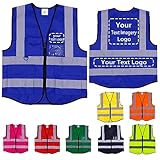 GILETS DE SÉCURITÉ PERSONNALISÉS AVEC LOGO : Choisissez votre couleur et votre taille préférées, cliquez sur le bouton « Personnaliser maintenant », remplissez votre logo ou votre image, cliquez sur « Ajouter au panier » pour compléter votre personnalisation de gilet de sécurité avec poches. 