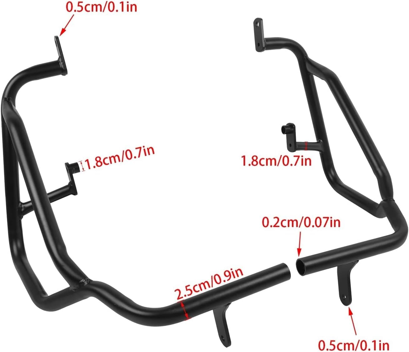 Barre protezione moto Telaio per barre di protezione per motocicletta per Suzuki V-STORM 800DE 2023 2024 per del serbatoio per