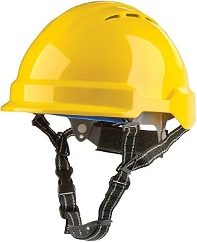 Safety Helmet, Vented, Type 2 Class C, 4 Point Adjustable Ratchet Suspension, SAFEGEAR