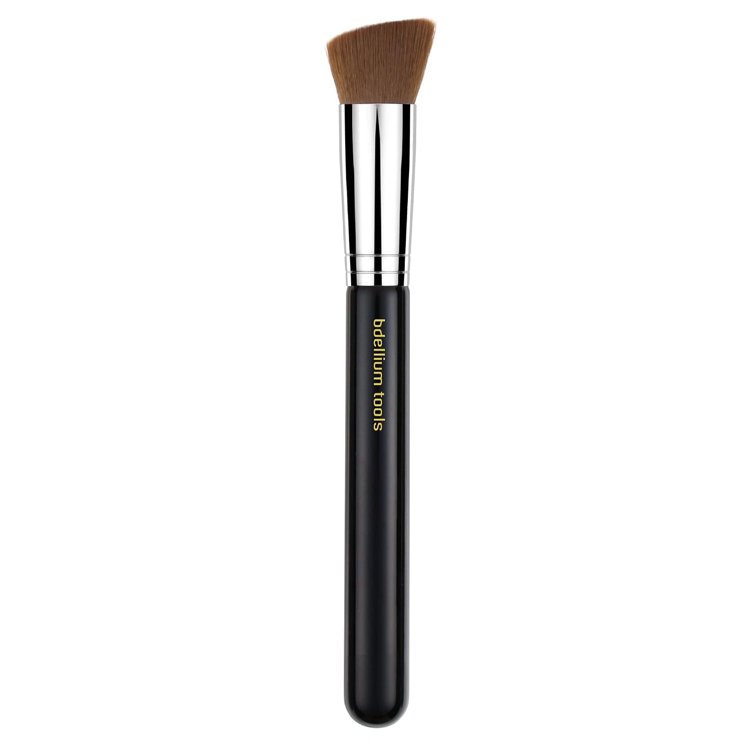 Bdellium Tools Professional Makeup Brush - Maestro Series 956 Slanted Precision Kabuki - With Soft Synthetic Fibers, For Perfect Complexion (Black, 1pc)