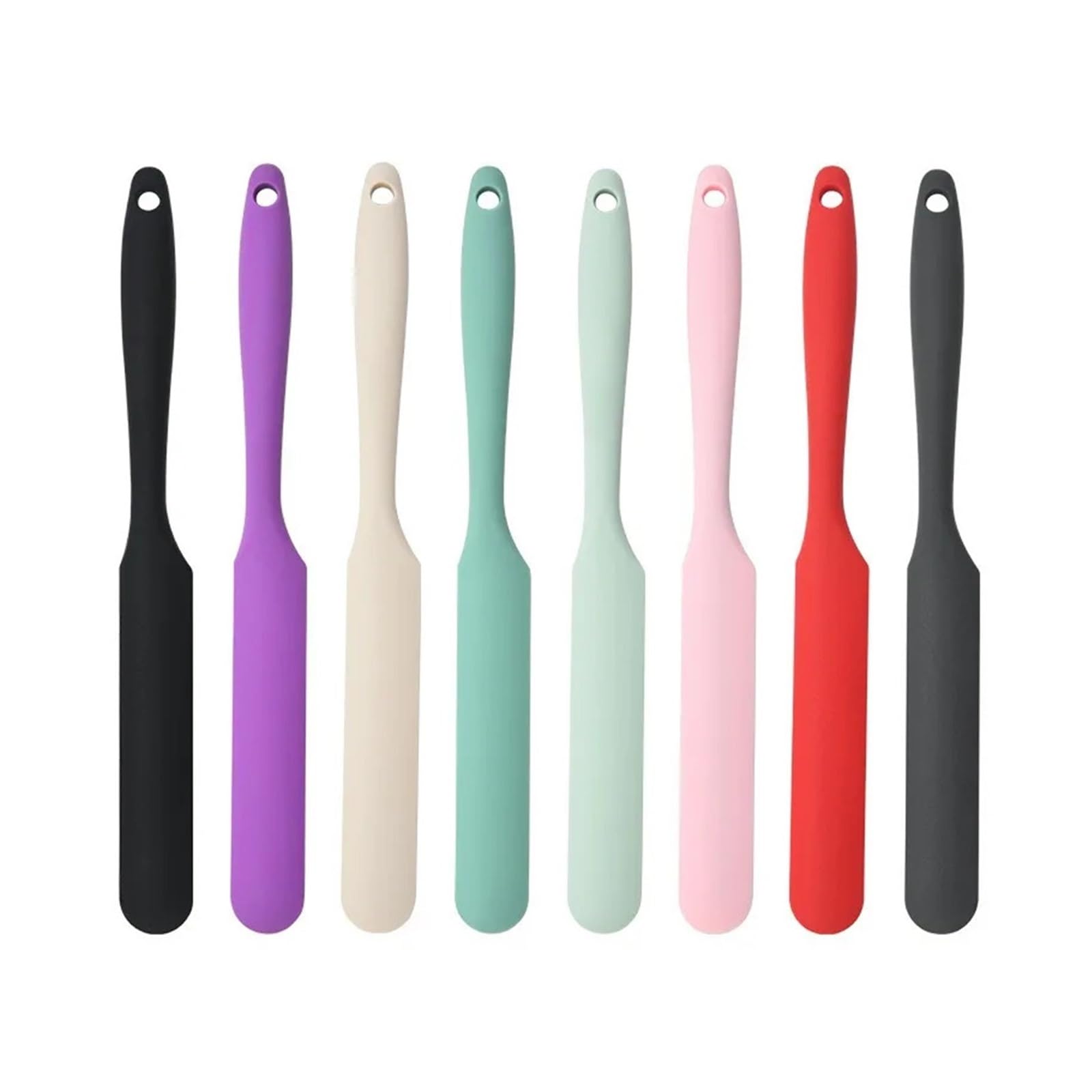Spatule de pot en silicone pour racler le fond des bocaux profonds sans aucun gâchis