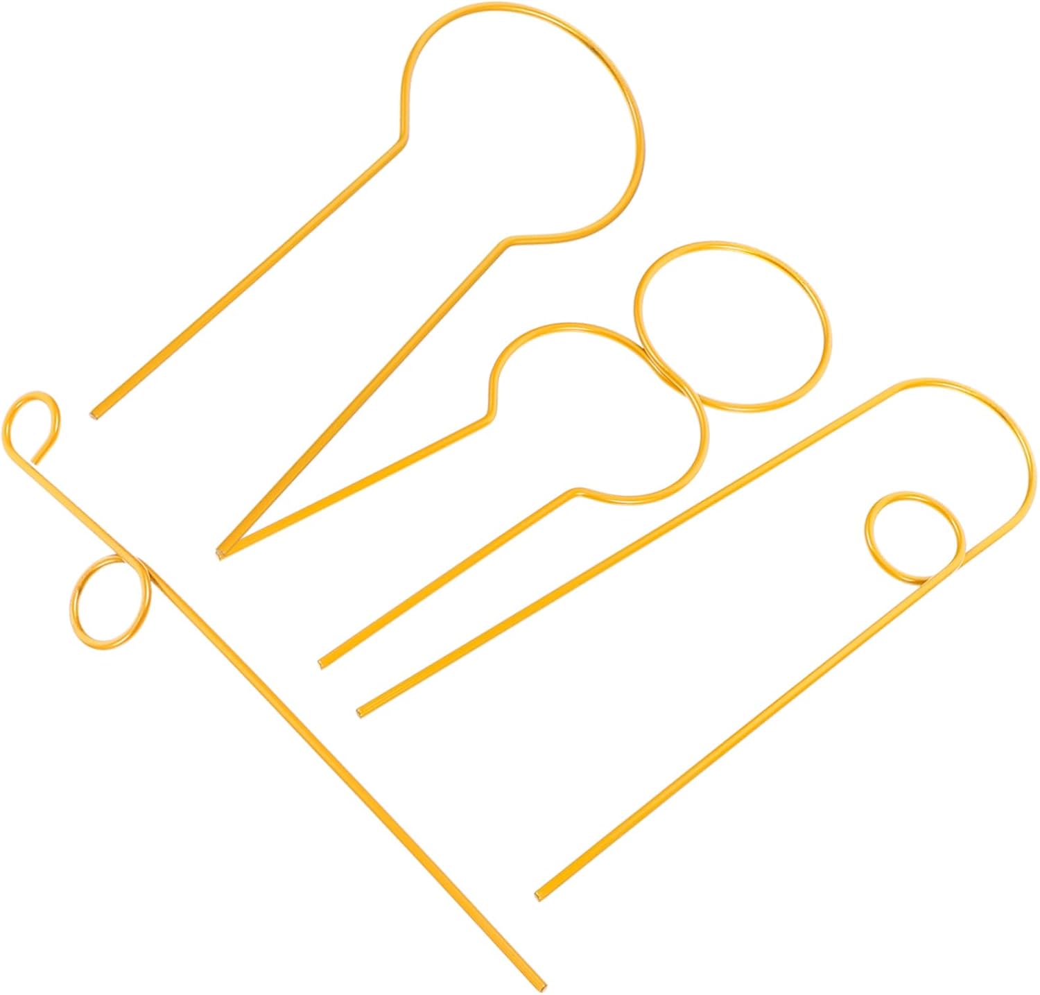 balacoo 20pcs Garden Trellis for Potted Plants Iron Climbing Rack Smooth Support for Vines and Flowers for Use