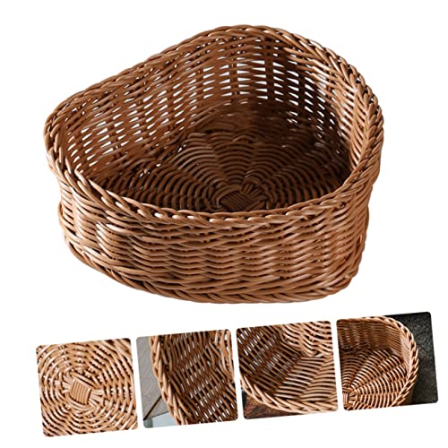 UPKOCH 2 Pçs Tigelas De Exibição De Sobremesa Em Forma De Flor - Cornucópia Banheiro Vime Doces Home