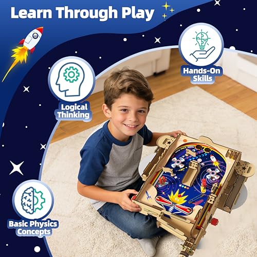 GobiDex DIY Wooden Pinball Machine Kit - 17.93 w/ Code + 40% Off Code GZG03YAB - image 6
