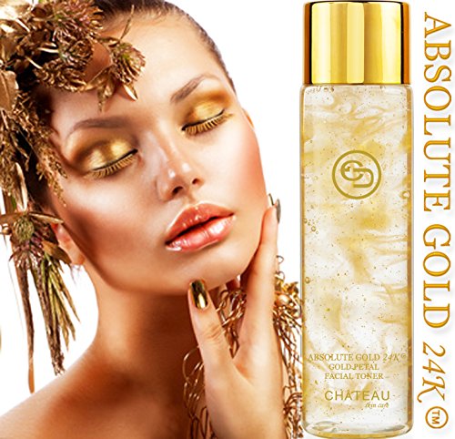 Absolute Gold 24K Gold Petal Facial Toner - 24 Karat Gold/Collagen. For All Skin Types. 3.33 Fl.oz - 100 Ml. #TOP1