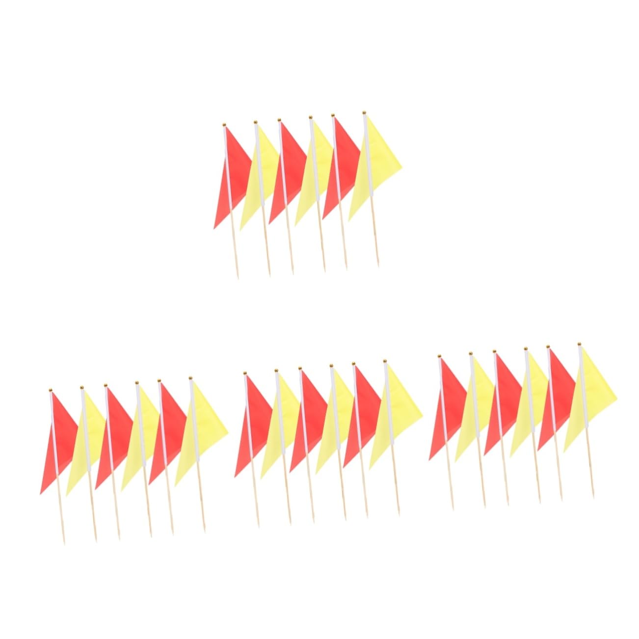Drapeau de marquage pour pelouse et cour multicolore BESPORTBLE