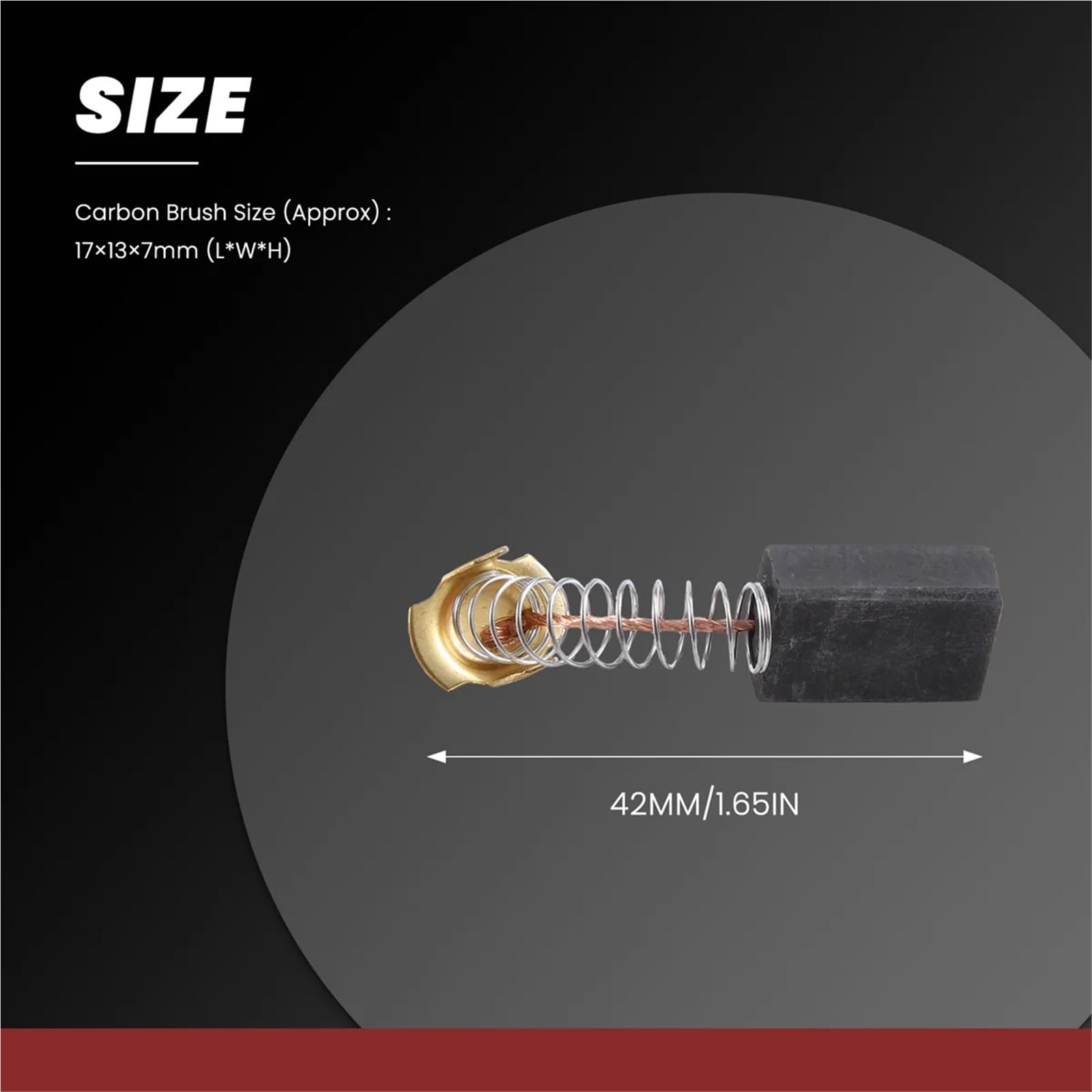 Wymiana szczotek węglowych 150 szt. 17 × 13 7mm Elektronarzędzie Silnikowa szczotka węglowa do koloru czarnego + złotego + srebrnego