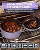 Nuwave Healthy G11-Pots and Pans Set Non Stick, 9H Near-Diamond Hardness Scratch-Resistant, Works on All Stovetops, PFAS Free, with Frying Pans, Saucepans & Glass Lids, Stay-Cool Handles, Lilac #3