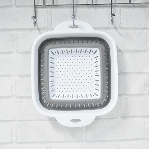 Jpl Collapsible Colander 3 Piece Silicone Collapsible Strainer Bowls For Pasta Washing Fruit Food And Vegetables 3 Quart 4 Quart And 5 Quart Bpa Free Dishwasher Safe (Grey) #TOP5