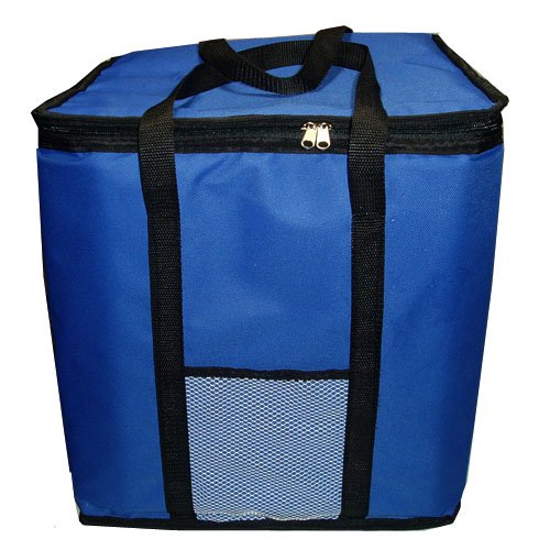Bolsa de entrega de alimentos Bolsa enfriadora extra grande y de alto espesor Bolsa de hielo Bolsa de almuerzo aislada Bolsa de pizza Contenedor de entrega de alimentos frescos (Color: Rojo) ( Color :